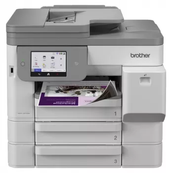 Brother MFC-J5117DW A3 spalvotas rašalinis daugiafunkcis spausdintuvas su spausdinimo, kopijavimo, skenavimo, faksu, dvipusiu spausdinimu, Wi-Fi, Ethernet, USB, 250 lapų padėklu, 50 lapų ADF, jutikliniu ekranu, baltas
