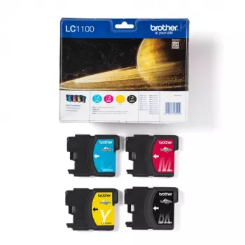 Brother Originalus Rašalo Kasetės Rinkinys LC-1100VALBP (Cyan, Magenta, Yellow, Black)
