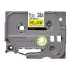 Brother P-touch TZS611 laminuota stipraus klijavimo juosta 6mm juoda ant permatomos 8m