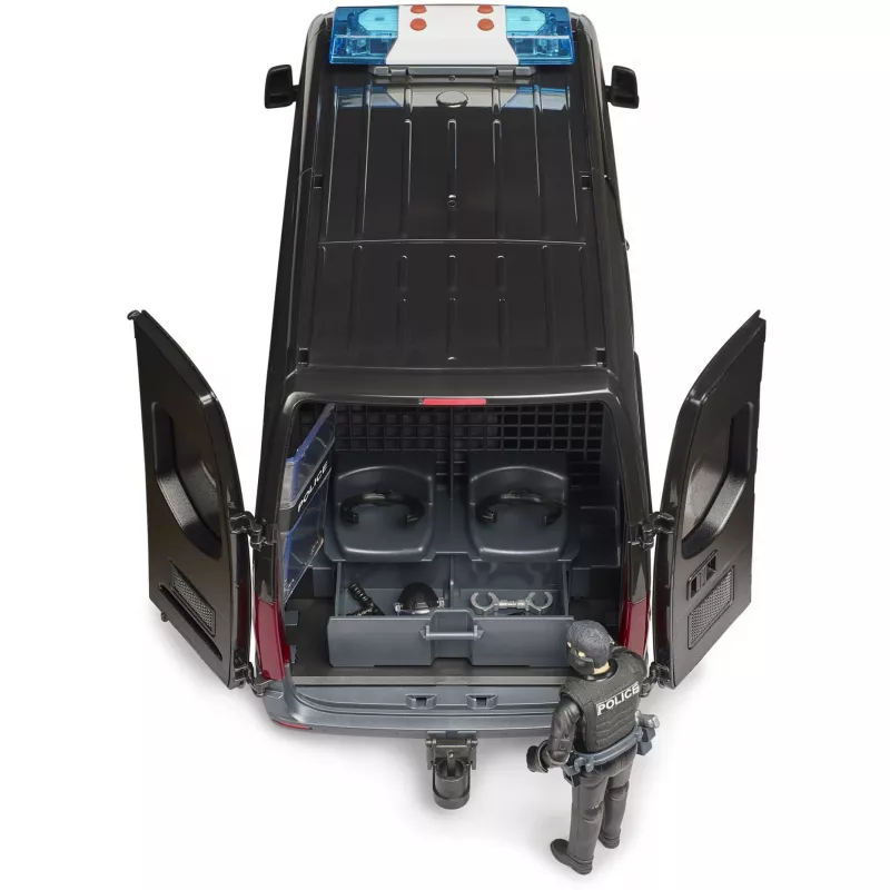 BRUDER bworld MB Sprinter Police Special Forces Van 1:16 with Light & Sound