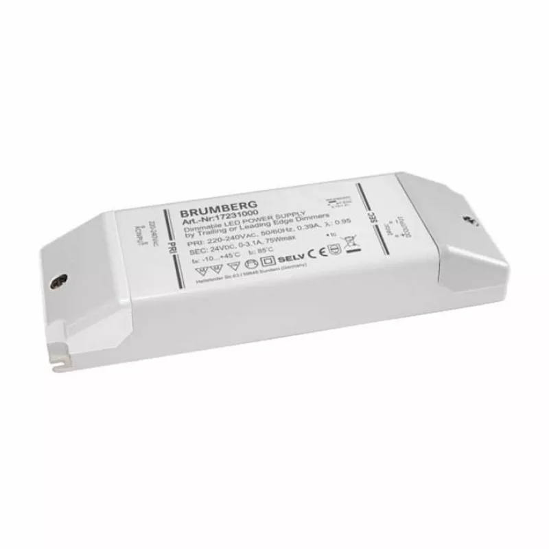 Brumberg 17231000 LED maitinimo blokas 75W 24V DC baltas