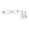 Brumberg 17251000 LED Driver DALI stačiakampis baltas 80W 230V 24V