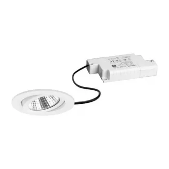Brumberg 39363173 BB03 Apvalus įleidžiamas LED prožektorius baltas 6W 230V fazinis reguliuojamas sukamas