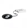 BRUMBERG DAMITA Round LED Recessed Spotlight 6W 480lm 3000K Warm White IP65 Black Swivel 30° Phase-Cut Dimmable 230V