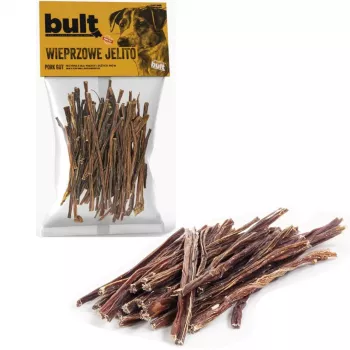 BULT džiovintos kiaulės žarnos skanėstas šunims – 100g