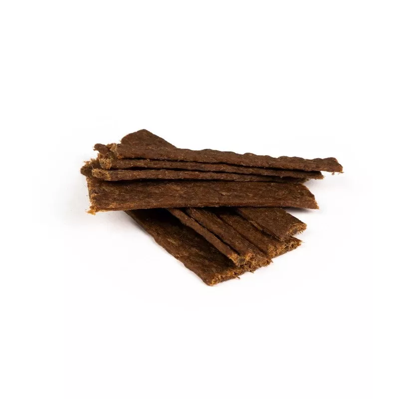 BULT Tasty Stripes triušienos skanėstai šunims – be grūdų, dresūros paskatinimui, 6 vnt. (60 g)
