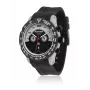 BULTACO MAN H1PA48C-SA1 48mm Quartz Analog Watch Black Silicone Strap