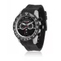 BULTACO MAN H1PA48C-SB2 48mm Quartz Analog Watch Black Silicone