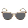 BURBERRY BE4308-385687 Moteriški katės akies formos akiniai nuo saulės Havana 56/16/140 mm