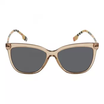 BURBERRY BE4308-385687 Moteriški katės akies formos akiniai nuo saulės Havana 56/16/140 mm
