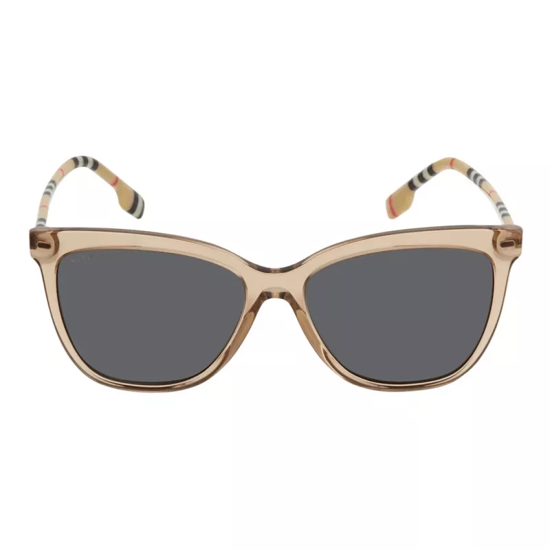 BURBERRY BE4308-385687 Moteriški katės akies formos akiniai nuo saulės Havana 56/16/140 mm