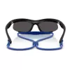 Burberry BE4462-345287 Moteriški akiniai nuo saulės Geometriniai permatomi pilki acetatiniai rėmeliai tamsiai pilki lęšiai 64/20/125 mm