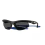 Burberry BE4462-345287 Moteriški akiniai nuo saulės Geometriniai permatomi pilki acetatiniai rėmeliai tamsiai pilki lęšiai 64/20/125 mm