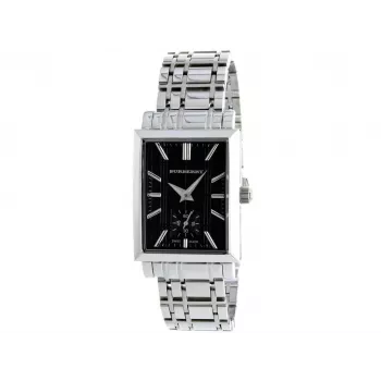 Burberry BU1321 Moteriškas kvarcinis laikrodis 24mm Nerūdijantis plienas Sidabrinis ciferblatas