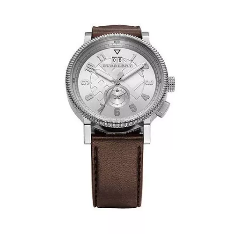 Burberry BU7681 Vyriškas Šveicariškas Kvarcinis Chronografo Laikrodis 42mm Nerūdijantis Plienas