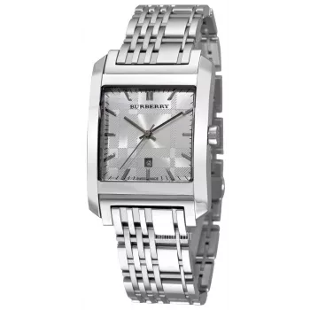 Burberry vyriškas laikrodis BU1567 33mm nerūdijantis plienas sidabrinis ciferblatas