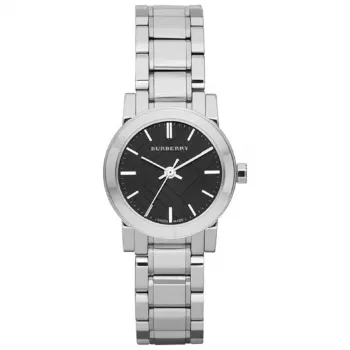 Burberry The City Women's Quartz Watch BU9201 26mm Stainless Steel Silver Dial