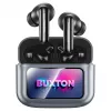 Buxton BTW 9600 belaidės ausinės ant ausų su aktyviu triukšmo slopinimu, Bluetooth 5.3, 30h baterija, juodos spalvos