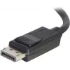 C2G 5,0 m DisplayPort kabelis su fiksatoriais, vyriškas-vyriškas, juodas 84403