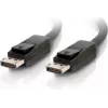 C2G 5,0 m DisplayPort kabelis su fiksatoriais, vyriškas-vyriškas, juodas 84403
