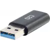 C2G USB C į USB adapteris - SuperSpeed USB adapteris - 5Gbps - USB-C lizdas į USB-A kištuką - USB 3.0 - Lietas - Juodas