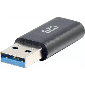 C2G USB C į USB adapteris - SuperSpeed USB adapteris - 5Gbps - USB-C lizdas į USB-A kištuką - USB 3.0 - Lietas - Juodas