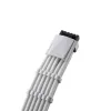 CableMod C-Series PRO ModMesh 12VHPWR kabelių rinkinys, skirtas Corsair RM, RMi, RMx (Black Label) - baltas
