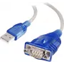 CABLES2GO USB į DB9 vyrišką nuoseklųjį adapterio kabelį (81632)