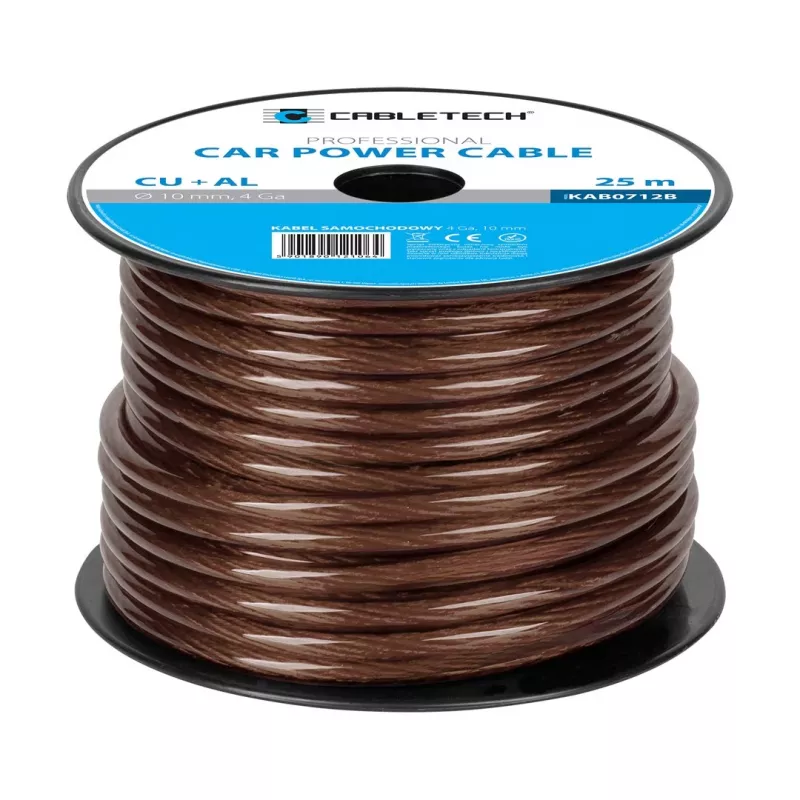 CABLETECH 4Ga Power Cable OD10mm CU+AL