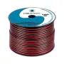 CABLETECH CCA garsiakalbio kabelis 2,5 mm juodas-raudonas 2 gyslų plokščias dvigubas ritė