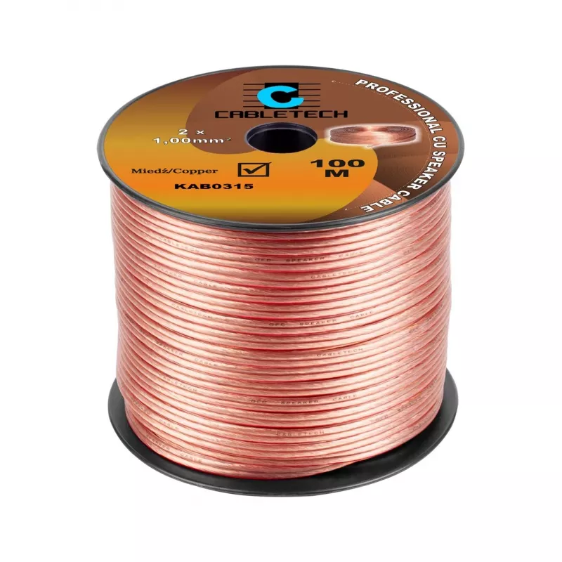 CABLETECH garsiakalbių kabelis 1,0 mm