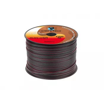 CABLETECH garsiakalbių kabelis 1,0 mm juodas 100 m