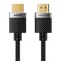 CABLETIME CA915811 HDMI 2.0 laidas - 10m, 4K@60Hz, 18Gbps, High Speed su Ethernet, HDR, triguba ekranavimu, juodas