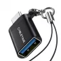 CABLETIME USB-C į USB-A OTG adapteris, USB 3.0 5Gbps, kosminės pilkos spalvos aliuminis