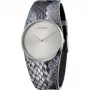 CALVIN KLEIN K5V231Q4 Moteriškas laikrodis 39mm Quartz Nerūdijantis plienas Rose Gold PVD Oda Juoda
