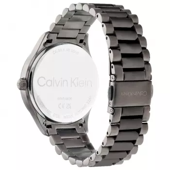 Calvin Klein Man 25200164 40mm Quartz Watch Stainless Steel Mesh Black Dial