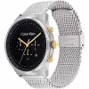 CALVIN KLEIN Vyriškas miesto kolekcijos laikrodis 25200296 44mm Nerūdijantis plienas Šveicariškas kvarcas