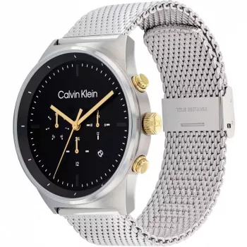 CALVIN KLEIN Vyriškas miesto kolekcijos laikrodis 25200296 44mm Nerūdijantis plienas Šveicariškas kvarcas