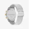 CALVIN KLEIN Vyriškas miesto kolekcijos laikrodis 25200296 44mm Nerūdijantis plienas Šveicariškas kvarcas