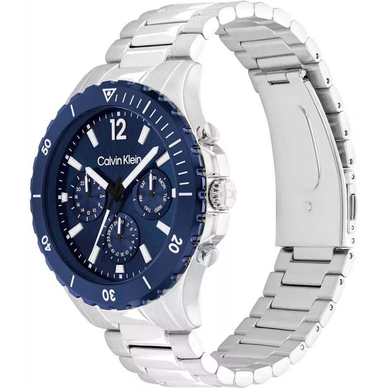 Calvin Klein Men's Watch Minimal Extension 25200115 44mm Stainless Steel Mesh