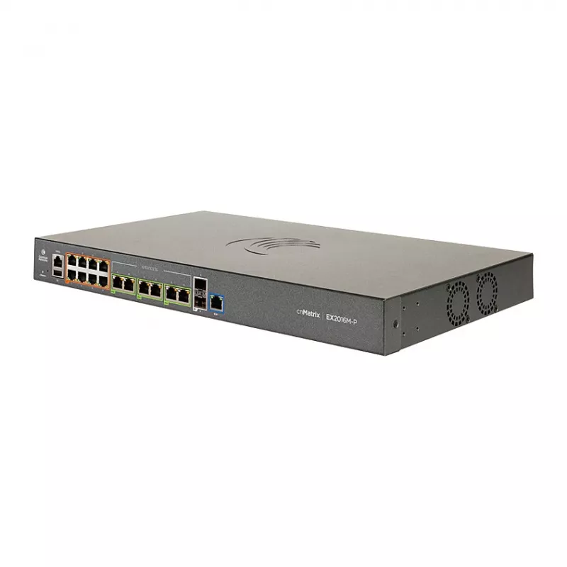 Cambium Networks cnMatrix EX2016M-P Intelligent Ethernet PoE Switch 16 Ports 1 Gbps