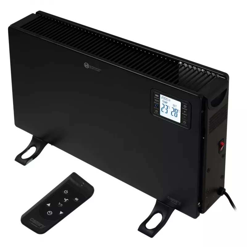 CAMRY CR 7739B 2000W konvektorius su LCD ekranu ir nuotolinio valdymo pulteliu, baltas