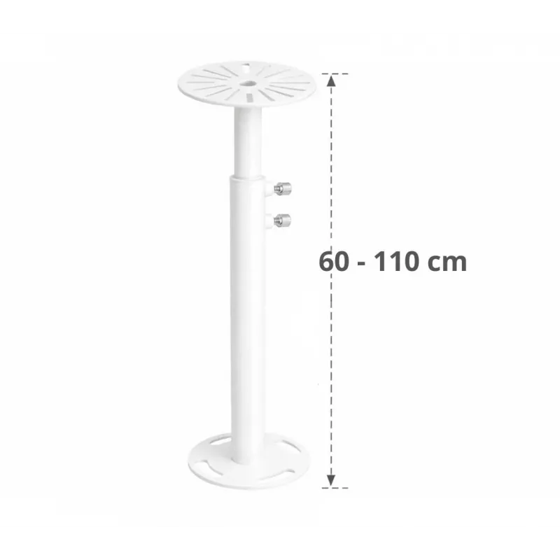 Camsafe CS20-PSO B sieninis laikiklis kupolinėms ir cilindrinėms kameroms, baltas
