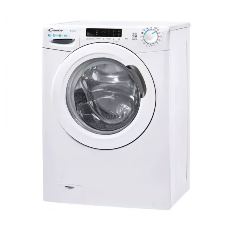 Candy CS4 1072DE/1-S Skalbimo mašina su priekiniu pakrovimu - 7 kg, 1000 aps/min, energijos klasė D, balta
