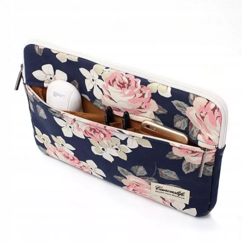 Canvaslife Sleeve for 13-14 inch Laptop - White and Pink