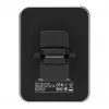 CANYON CH-15 Automobilinis laikiklis ir belaidis įkroviklis MegaFix, 15W, USB-C, juodas