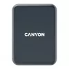 CANYON CH-15 Automobilinis laikiklis ir belaidis įkroviklis MegaFix, 15W, USB-C, juodas