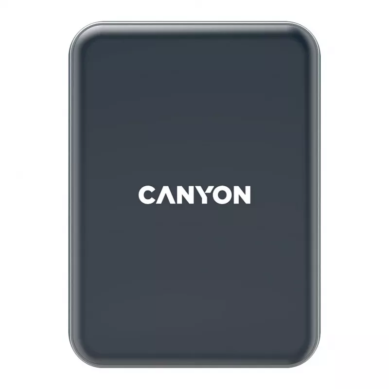 CANYON CH-15 Automobilinis laikiklis ir belaidis įkroviklis MegaFix, 15W, USB-C, juodas