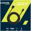 CANYON MFI-12 USB-A į Lightning laidas 2 m baltas