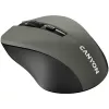 CANYON MW-1 belaidė optinė pelė - 2.4 GHz, 1600 DPI, pilka